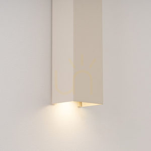 Vägglampa FREYA 120 beige small 4