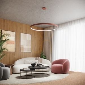 RIO 110 beige LED-ljuskrona 4000K small 13