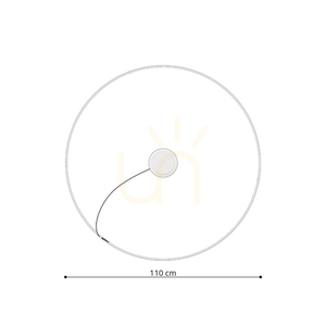 RIO 110 beige LED-ljuskrona 4000K small 9