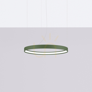 RIO 55 ljuskrona grön oliv LED 4000K small 1
