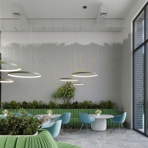 RIO 110 ljuskrona grön oliv LED 4000K small 11