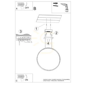 RIO 55 grön oliv LED 3000K taklampa small 10