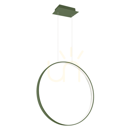 Kontrollera RIO 55 grön oliv LED 4000K taklampa