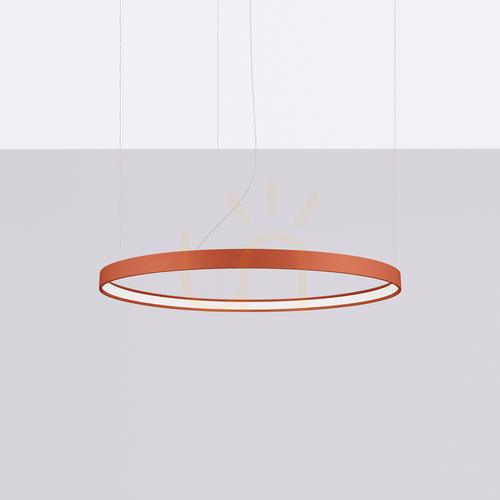 Kontrollera RIO 78 ockraröd LED-ljuskrona 3000K