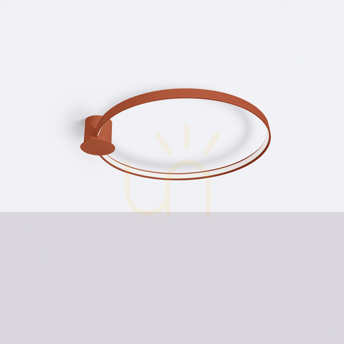 Kontrollera Plafond RIO 78 ockraröd LED 3000K