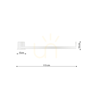 Plafond RIO 110 ockraröd LED 4000K small 8