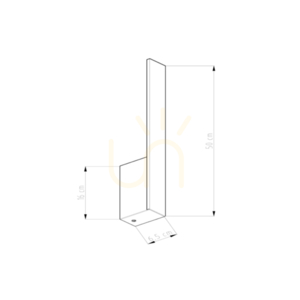 LAHTI 50 beige LED-vägglampa 4000K small 6