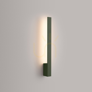 LAHTI 50 vägglampa olivgrön LED 3000K small 2