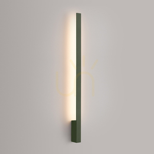 LAHTI 90 vägglampa olivgrön LED 3000K small 2