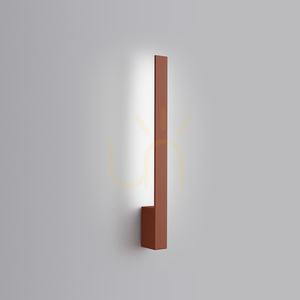 LAHTI 50 ockraröd LED-vägglampa 4000K small 2