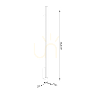 Thoro LAGOM 90 LED-vägglampa, olivgrön, 3000 K small 7