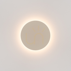 Vägglampa BORGEN beige LED 3000K small 4