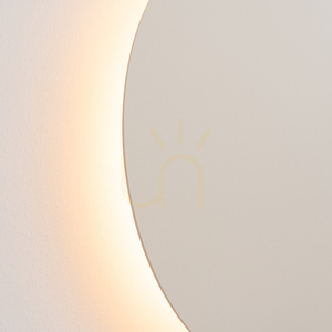Vägglampa BORGEN beige LED 3000K small 5
