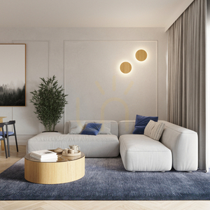 BORGEN LED-vägglampa i ekdekor 3000K – THORO small 12