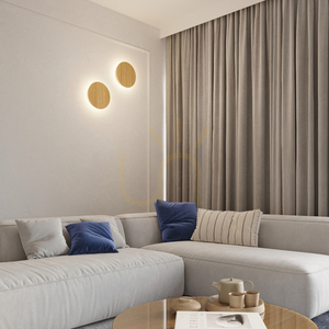 BORGEN LED-vägglampa i ekdekor 3000K – THORO small 13