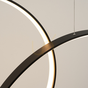 RIO 5 55/55/78/110/110 svart LED 3000K taklampa small 3