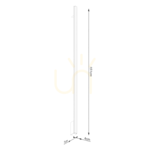 LAGOM 150 vägglampa vit LED 4000K small 7