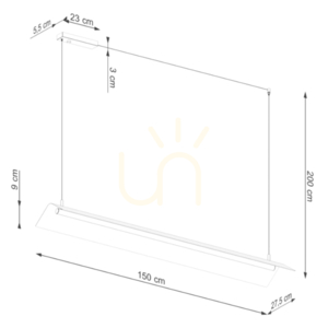 ELVA beige LED 3000K taklampa small 8