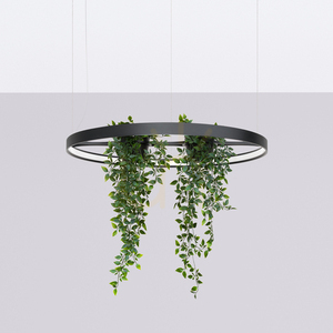 RIO BIO 78 svart LED 4000K ljuskrona small 1