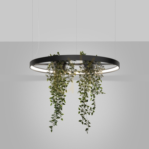 RIO BIO 78 svart LED 4000K ljuskrona small 2