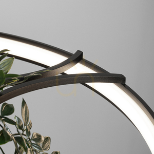 RIO BIO 78 svart LED 4000K ljuskrona small 3