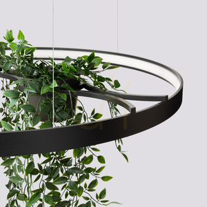 RIO BIO 78 svart LED 4000K ljuskrona small 4
