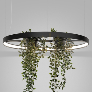 RIO BIO 78 svart LED 4000K ljuskrona small 8