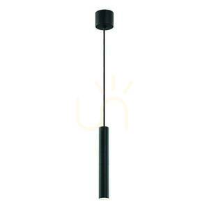 Pendellampa Slimi S Nero Open Design Highlights svart aluminium G9 1200 mm small 0