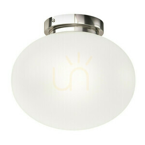 Plafond Open Design Highlights Palla 40 vit opal krom 400 mm E27 small 2