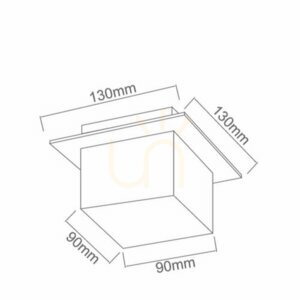 Taklampa Rocco Open Design Highlights krom kristall G9 130x130 mm small 1