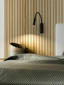 Vägglampa Nuto Vit Guld LED 3000K Open Design Highlights small 2