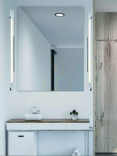 Kontrollera Vägglampa Primo 900 IP44 Vit Krom 3000K Open Design Highlights