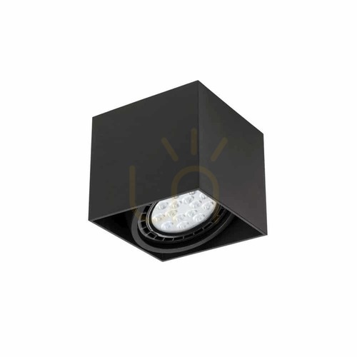 Kontrollera Taklampa Cardi I Nero Open Design Highlights svart aluminium ES111 IP20