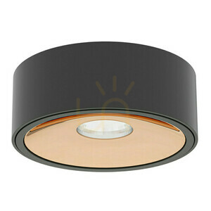 Infälld takarmatur Neo Open Design Highlights svart/guld GU10 117 mm aluminium IP20 small 1