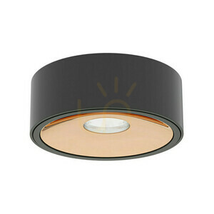 Infälld takarmatur Neo Open Design Highlights svart/guld GU10 117 mm aluminium IP20 small 0