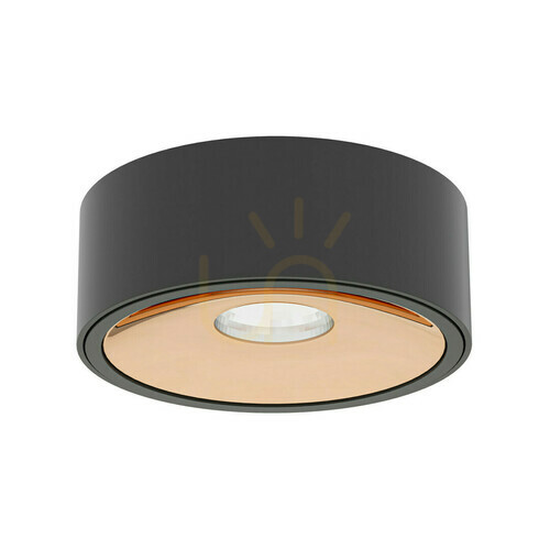 Kontrollera Taklampa Open Design Highlights Neo Nero Slim LED svart/guld 10W 3000K