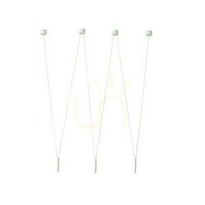 Pendellampa Viva III vit aluminium G9 3 ljuspunkter Open Design Highlights small 0