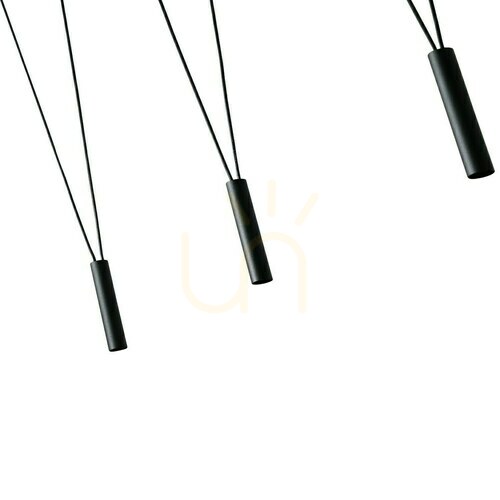 Kontrollera Taklampa Viva III svart aluminium G9 3 ljuspunkter Open Design Highlights