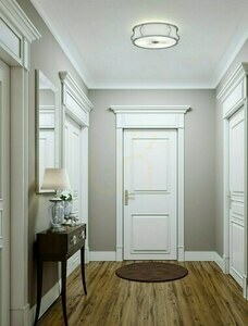 Plafond Pirelo Open Design Highlights vit satängguld 3-ljus 40 cm small 1