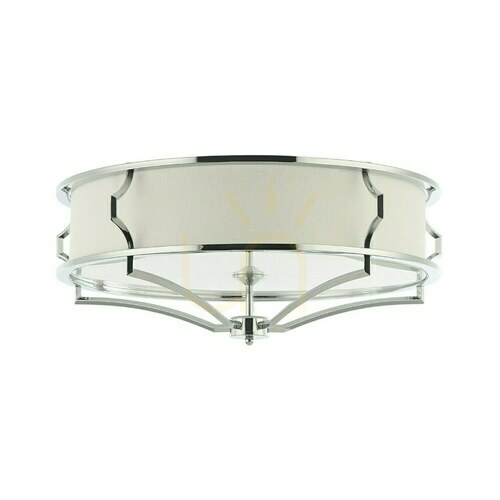 Kontrollera Plafond Stesso Vit Krom 4L Ø589 mm Open Design Highlights