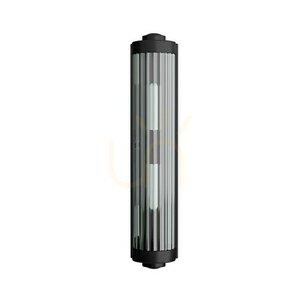 Vägglampa Fumi Open Design Highlights svart glas IP44 G9 2 ljuspunkter small 0