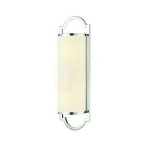 Vägglampa Libero Open Design Highlights vit kräm krom metall tyg E14 2 ljuspunkter small 2