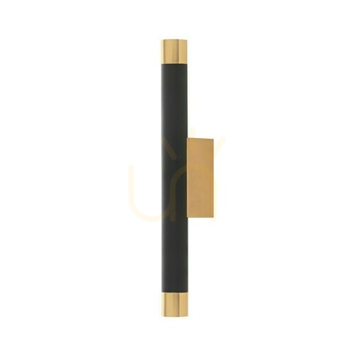 Kontrollera Vägglampa Q Open Design Highlights svart/guld aluminium G9 2 ljuspunkter