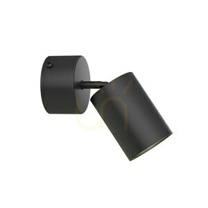 Taklampa Kika Open Design Highlights svart aluminium GU10 8W IP20 small 2