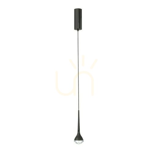 Kontrollera Taklampa Crima Open Design Highlights svart glas LED 3000K 6W 65 mm