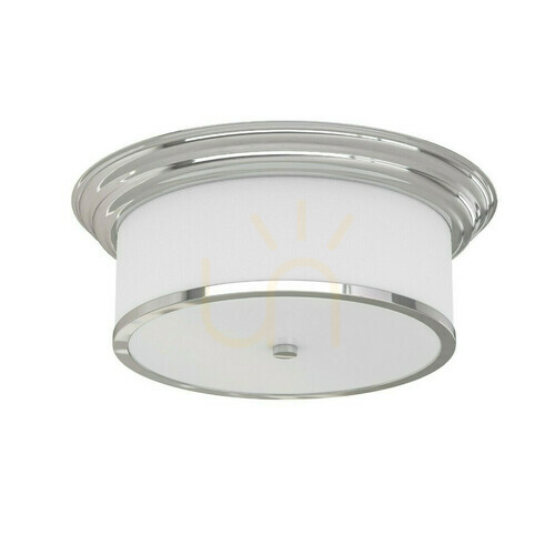Kontrollera Plafond Famburo Open Design Highlights vit krom 3 ljuspunkter E14 390 mm