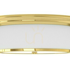 Plafond Famburo Open Design Highlights vit guld 3-ljus metall glas tyg E14 39 cm small 4