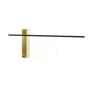 Vägglampa Open Design Highlights Bene svart/guld 62 cm LED 3000K small 2