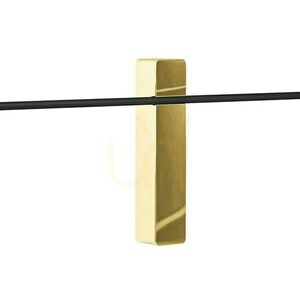 Vägglampa Open Design Highlights Bene svart/guld 62 cm LED 3000K small 4