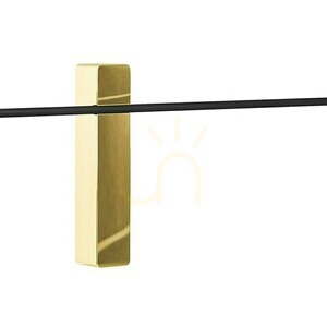 Vägglampa Open Design Highlights Bene svart/guld 62 cm LED 3000K small 5